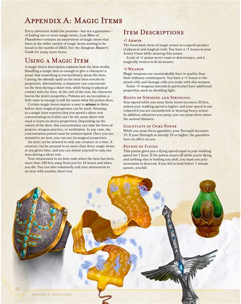 Dungeons and dragons 5e tools magical items